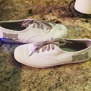 Keds Taylor swift cat white shoes